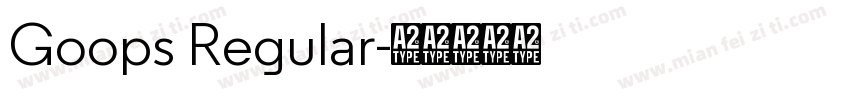 Goops Regular字体转换